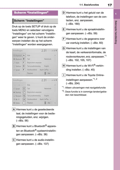 2021 Toyota Yaris Navigation Manual | Dutch