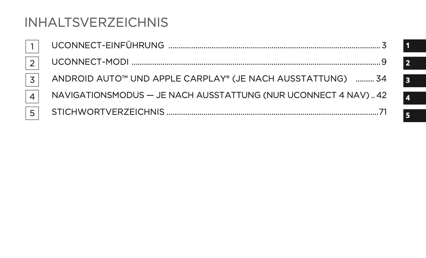 2020-2021 Uconnect Radio 4C/4C Nav Display 8.4" Infotainment Anleitung | Deutsch