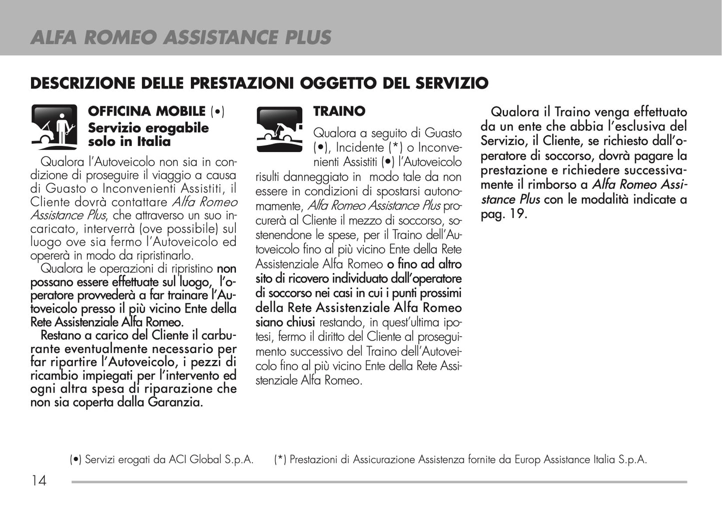 2009-2011 Alfa Romeo Maintenance Book | Italian