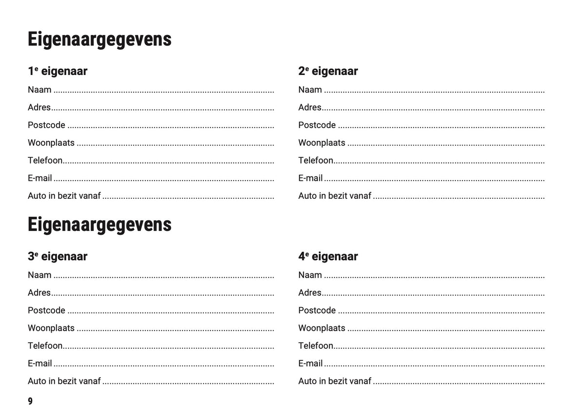 Cupra Maintenance Book | Dutch