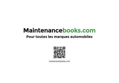 Dacia Maintenance Book | French