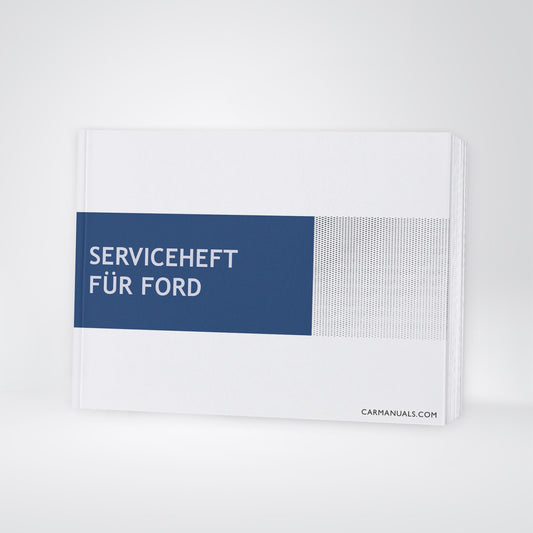 Serviceheft Ford | Deutsch