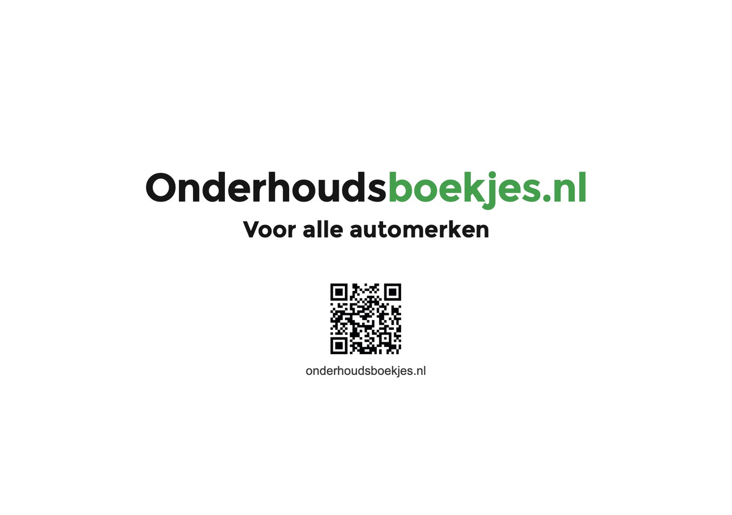 Ford Maintenance Book | Dutch