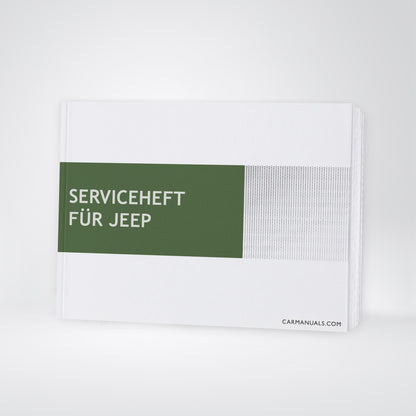 Serviceheft Jeep | Deutsch