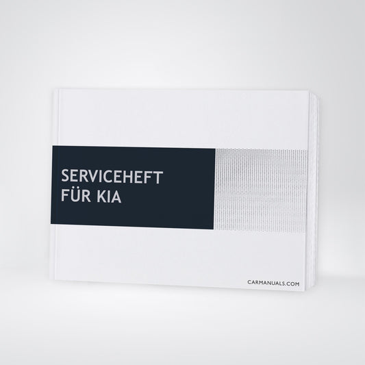 Serviceheft Kia | Deutsch