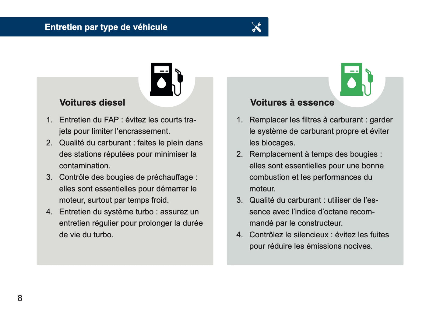 Kia Maintenance Book | French