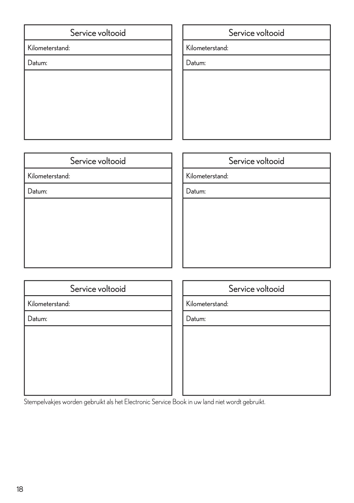 2022 Lexus Maintenance Book | Dutch