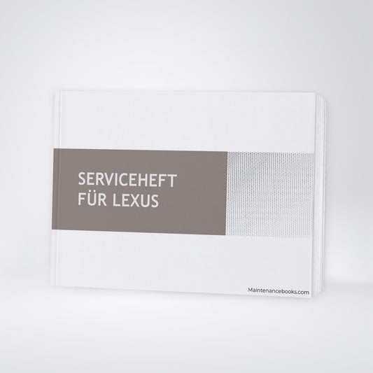 Serviceheft Lexus | Deutsch