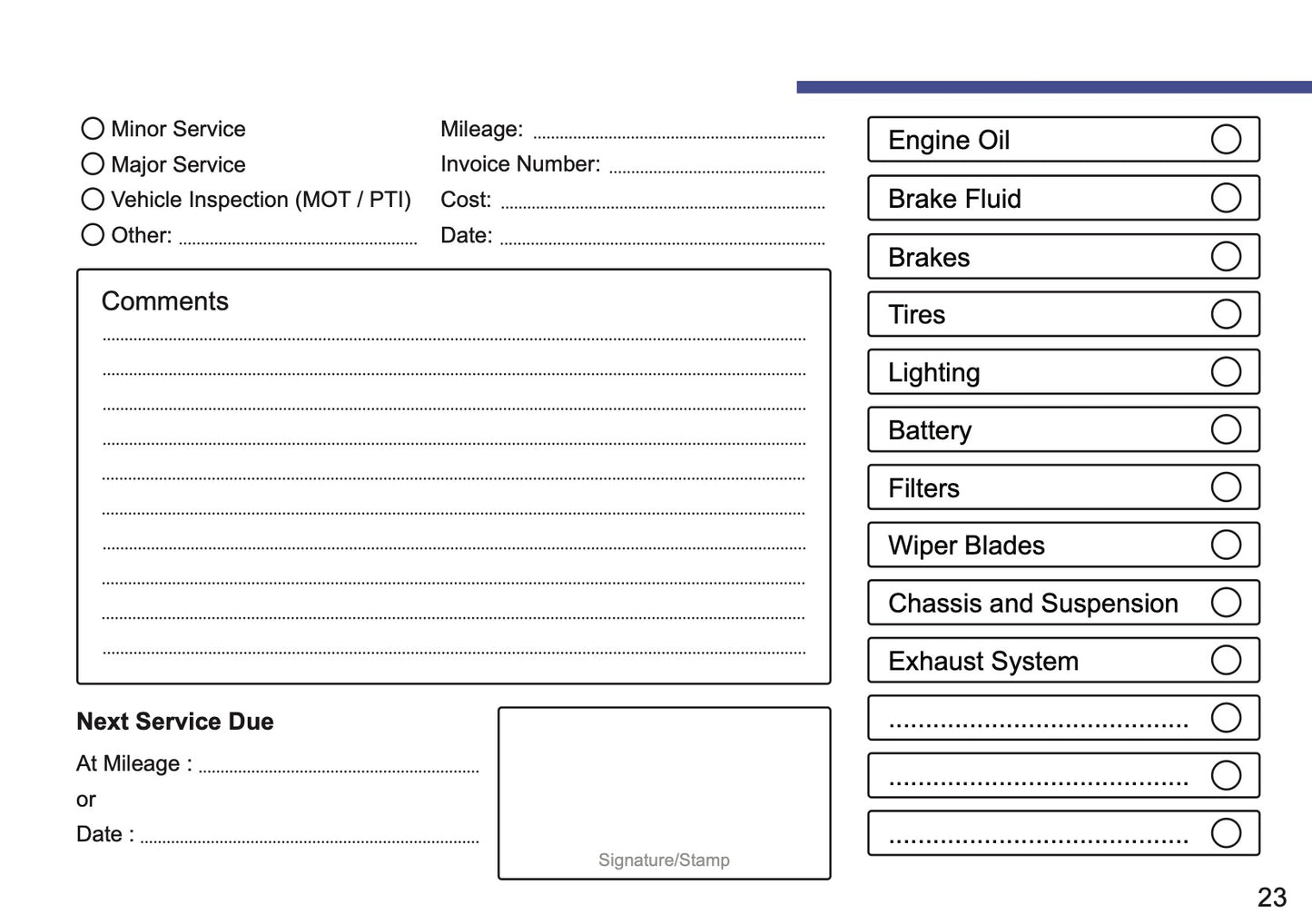 Mercedes-Benz Maintenance Book | English