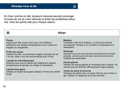 Mini Maintenance Book | French