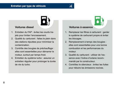 Mitsubishi Maintenance Book | French