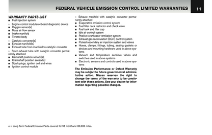 2016 Nissan GT-R Warranty Information Booklet Supplement Manual | English