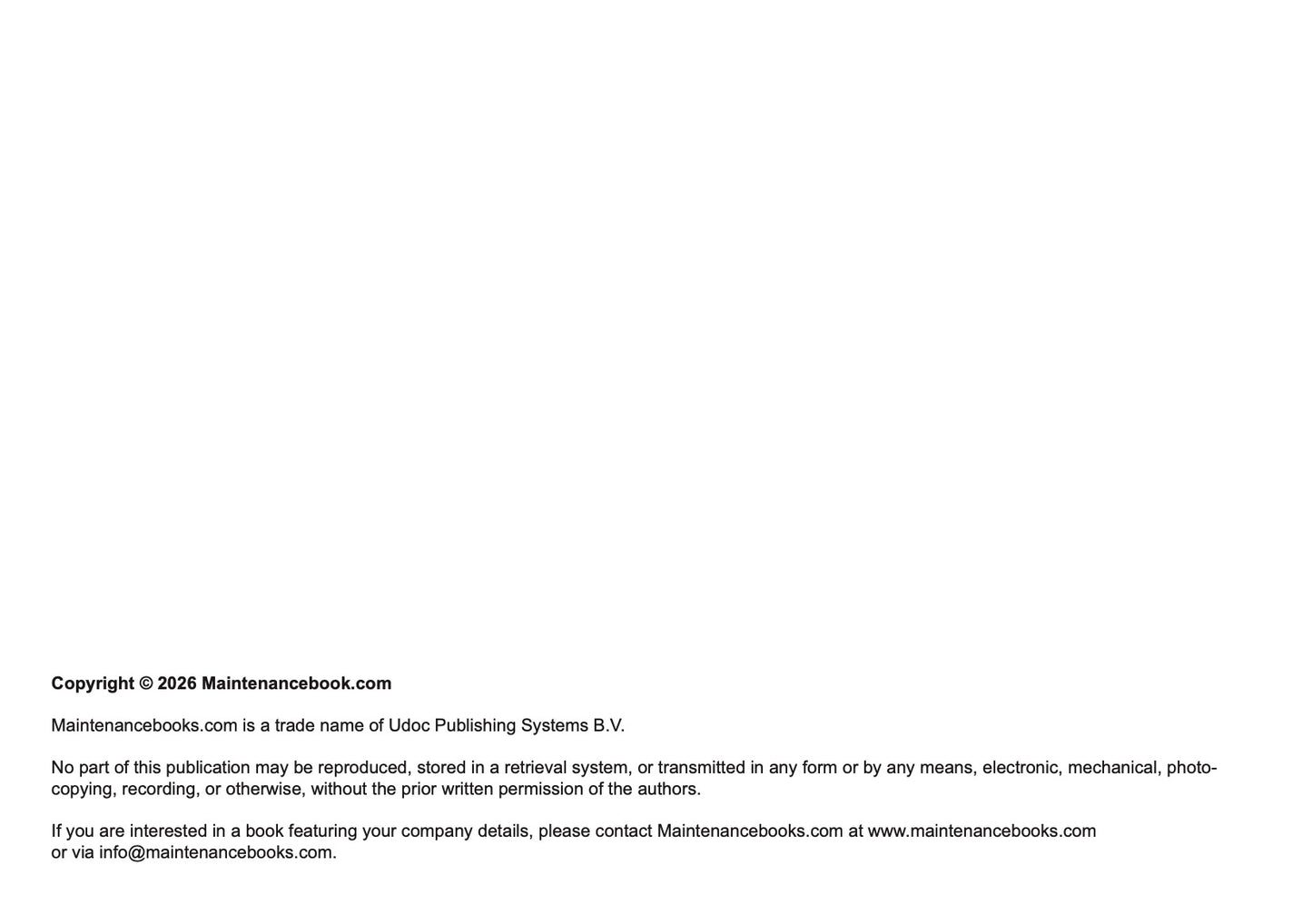 Nissan Maintenance Book | English