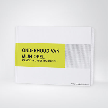 Opel Maintenance Book | Dutch