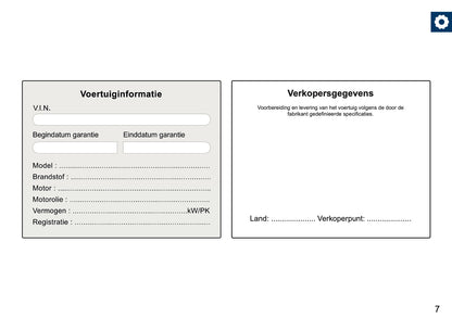 Renault Maintenance Book | Dutch