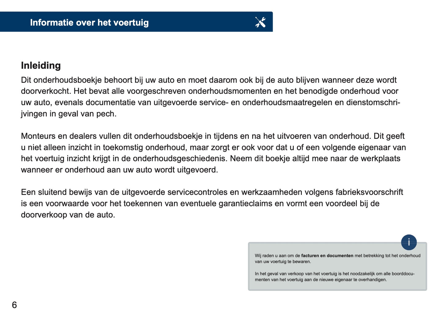 Skoda Maintenance Book | Dutch
