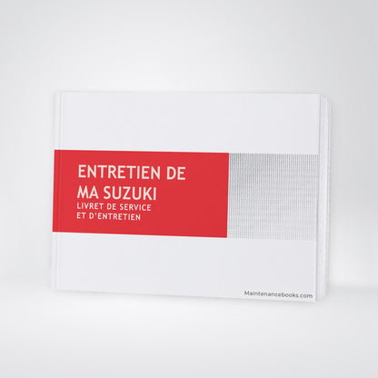 Suzuki Maintenance Book | French