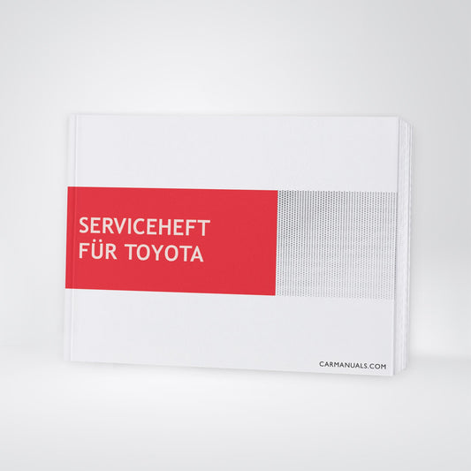 Serviceheft Toyota | Deutsch