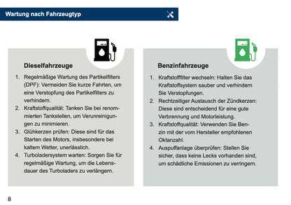Serviceheft Toyota | Deutsch