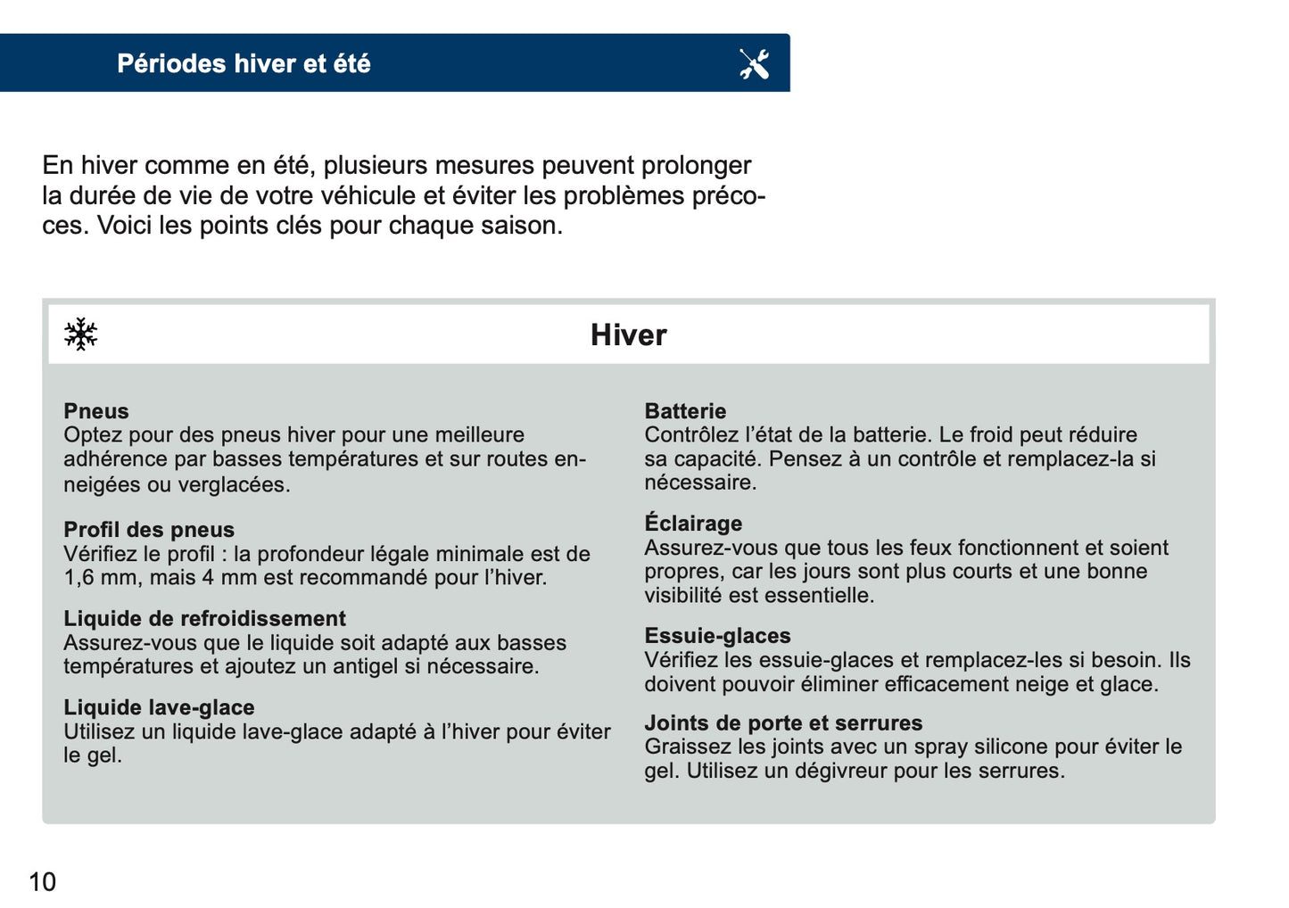 Volvo Maintenance Book | French