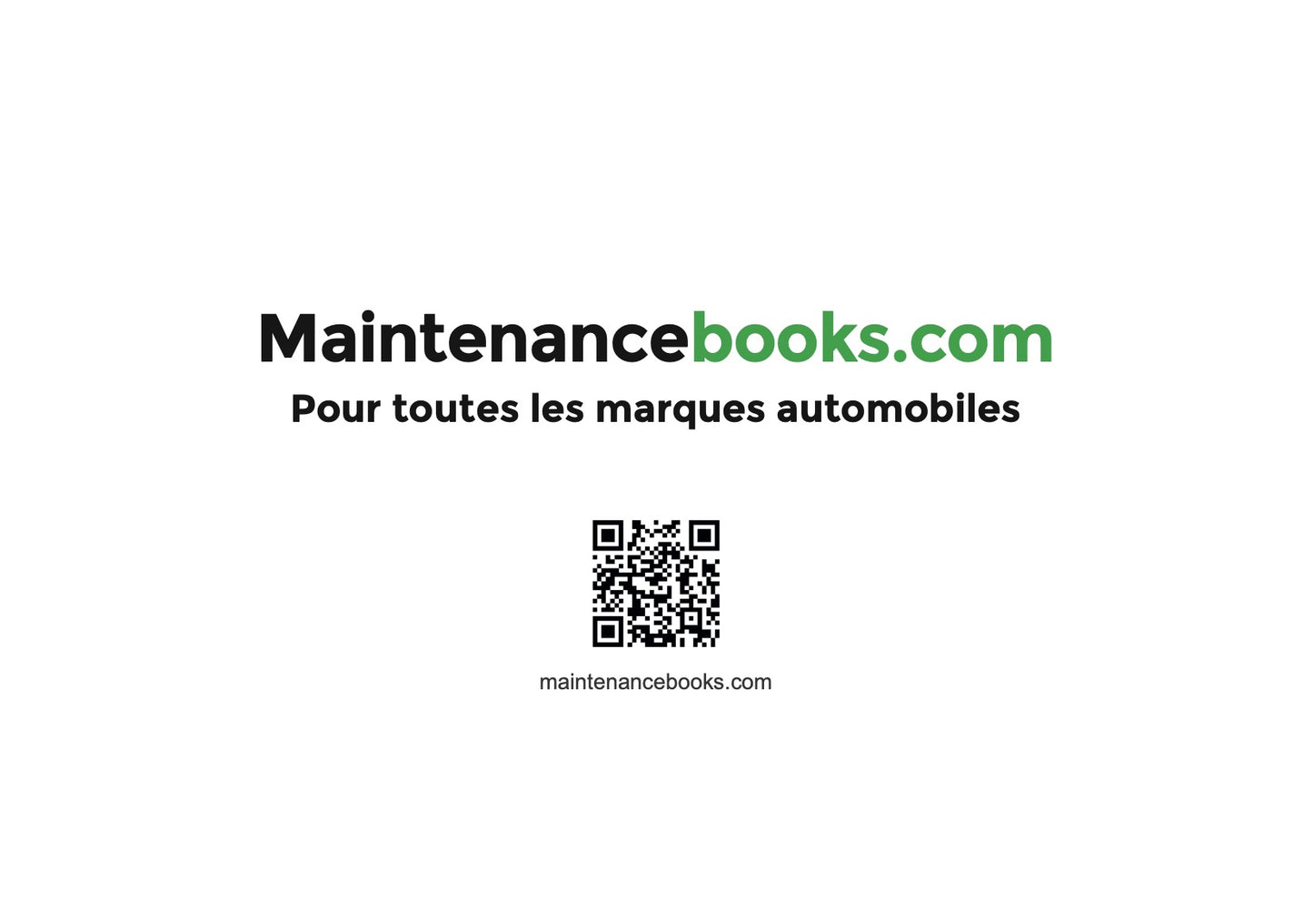 Volvo Maintenance Book | French