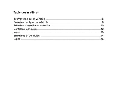 Volvo Maintenance Book | French