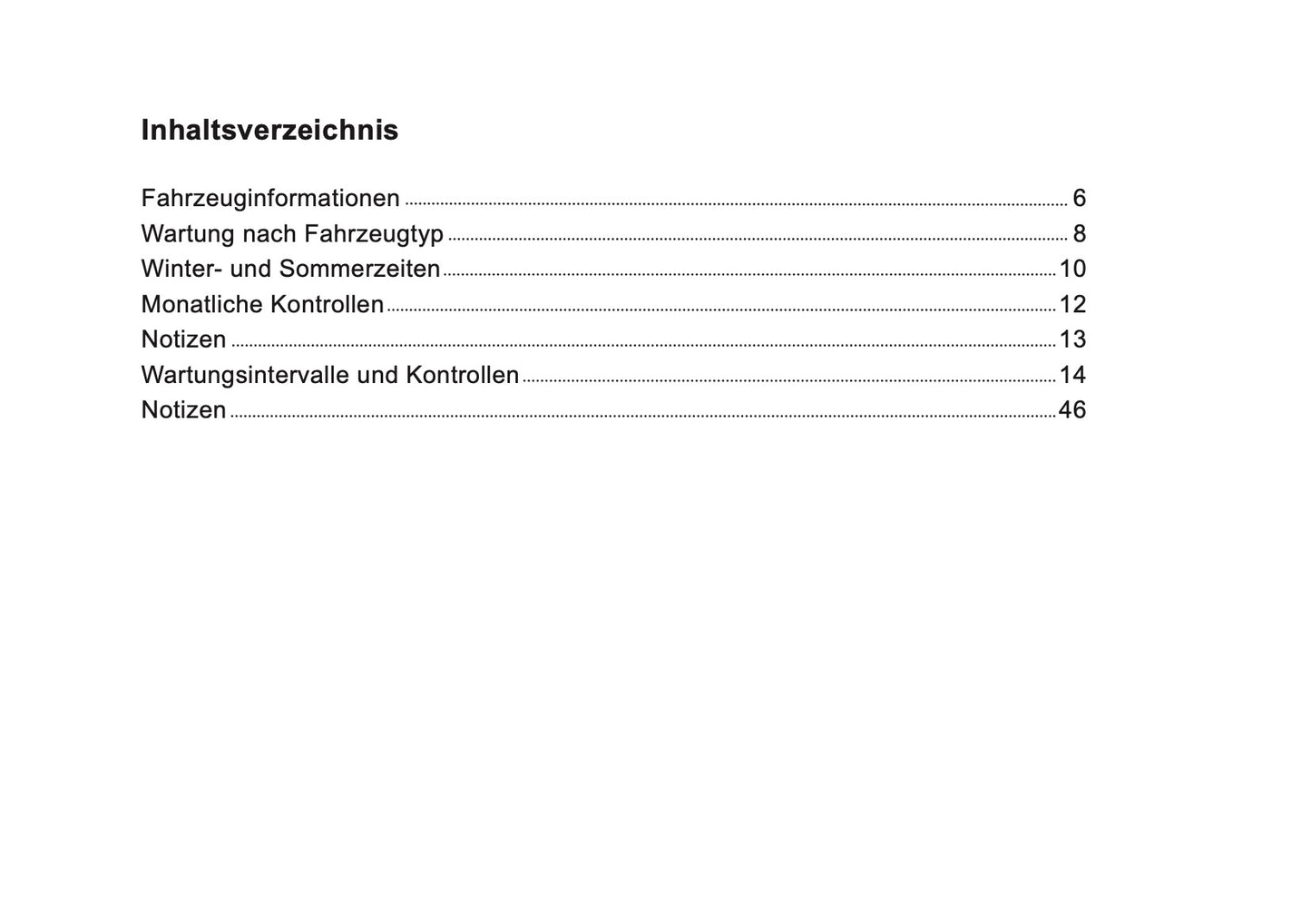 Serviceheft Volkswagen | Deutsch