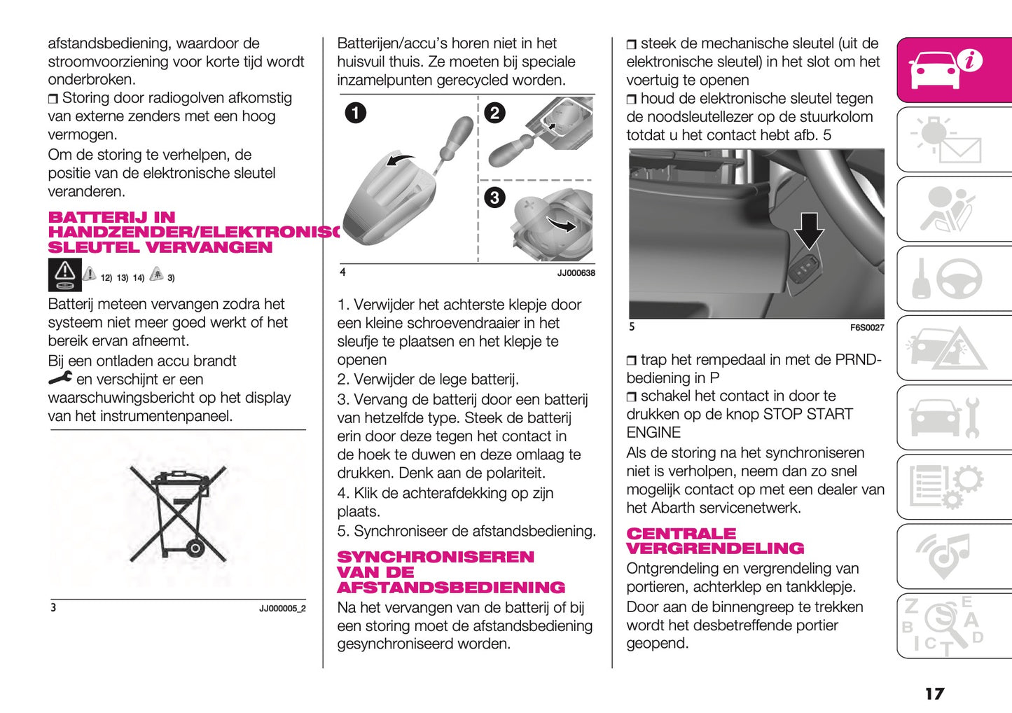 2024-2025 Abarth 600e Owner's Manual | Dutch