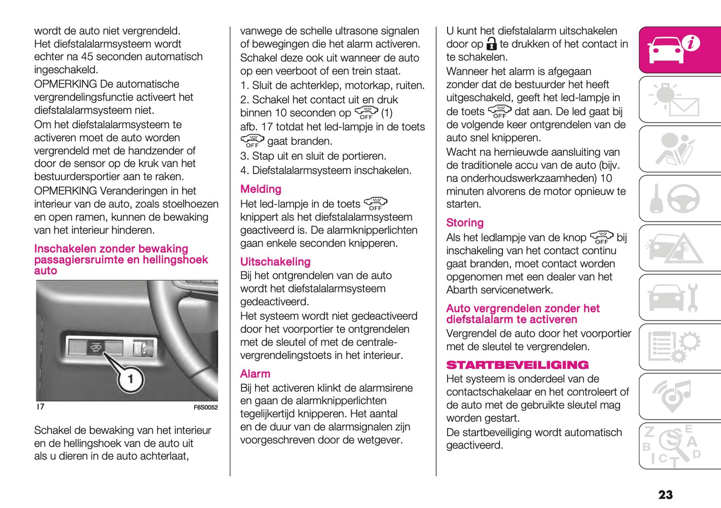 2024-2025 Abarth 600e Owner's Manual | Dutch