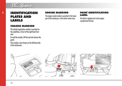2009-2010 Alfa Romeo 8C Spider Owner's Manual | English