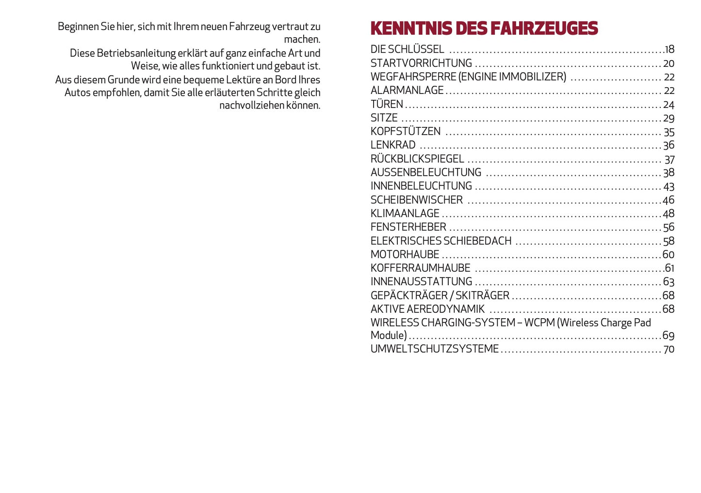 2020-2021 Alfa Romeo Giulia Bedienungsanleitung | Deutsch