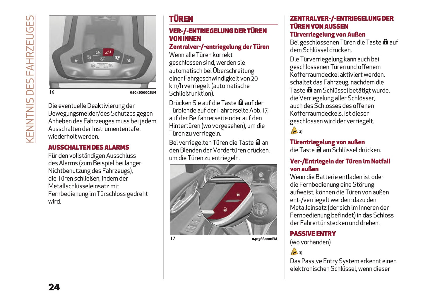 2020-2021 Alfa Romeo Giulia Bedienungsanleitung | Deutsch