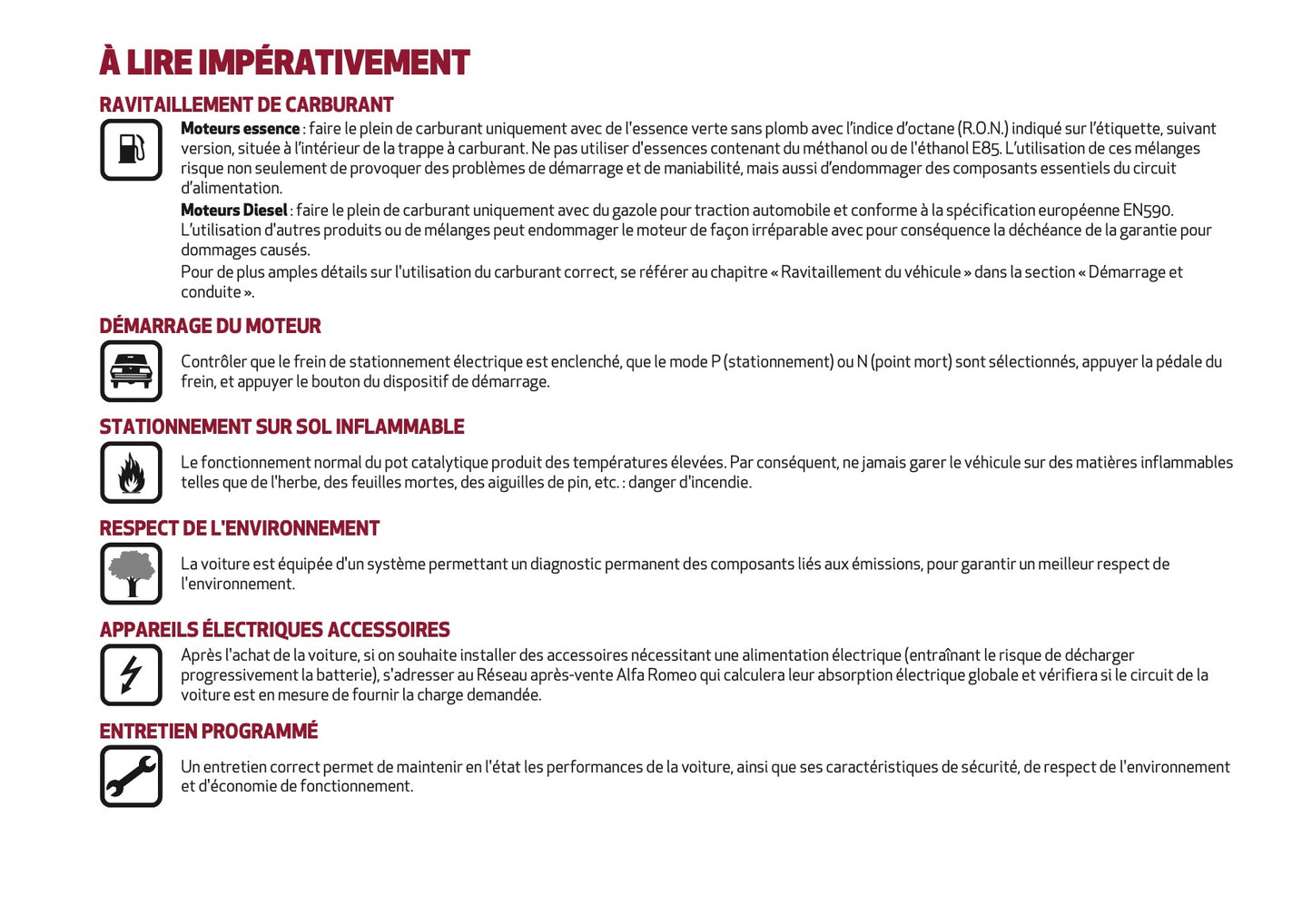 2026 Alfa Romeo Giulia Owner's Manual | French