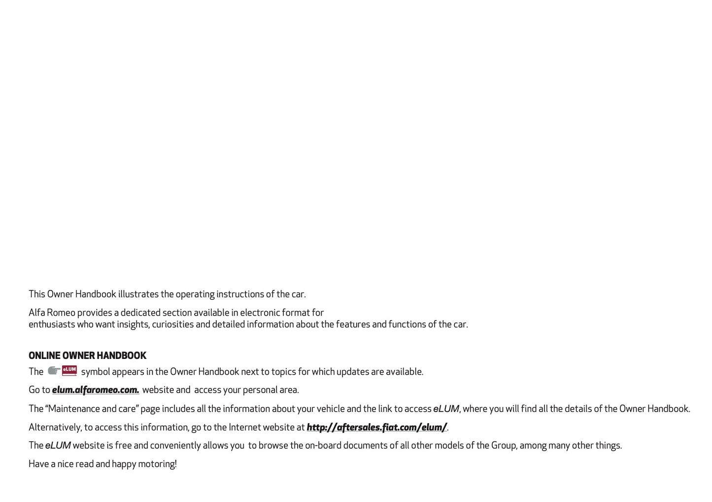 2024-2025 Alfa Romeo Giulia Owner's Manual | English