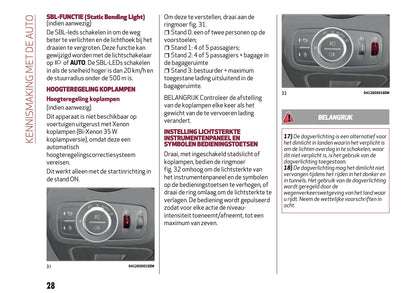 2018 Alfa Romeo Giulia Owner's Manual | Dutch