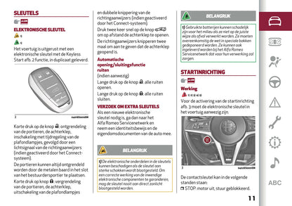 2020 Alfa Romeo Giulia Owner's Manual | Dutch