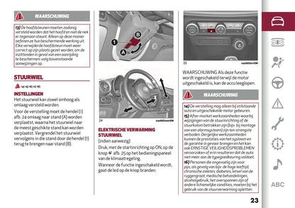 2020 Alfa Romeo Giulia Owner's Manual | Dutch