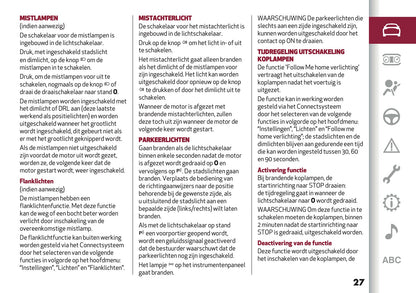 2020 Alfa Romeo Giulia Owner's Manual | Dutch