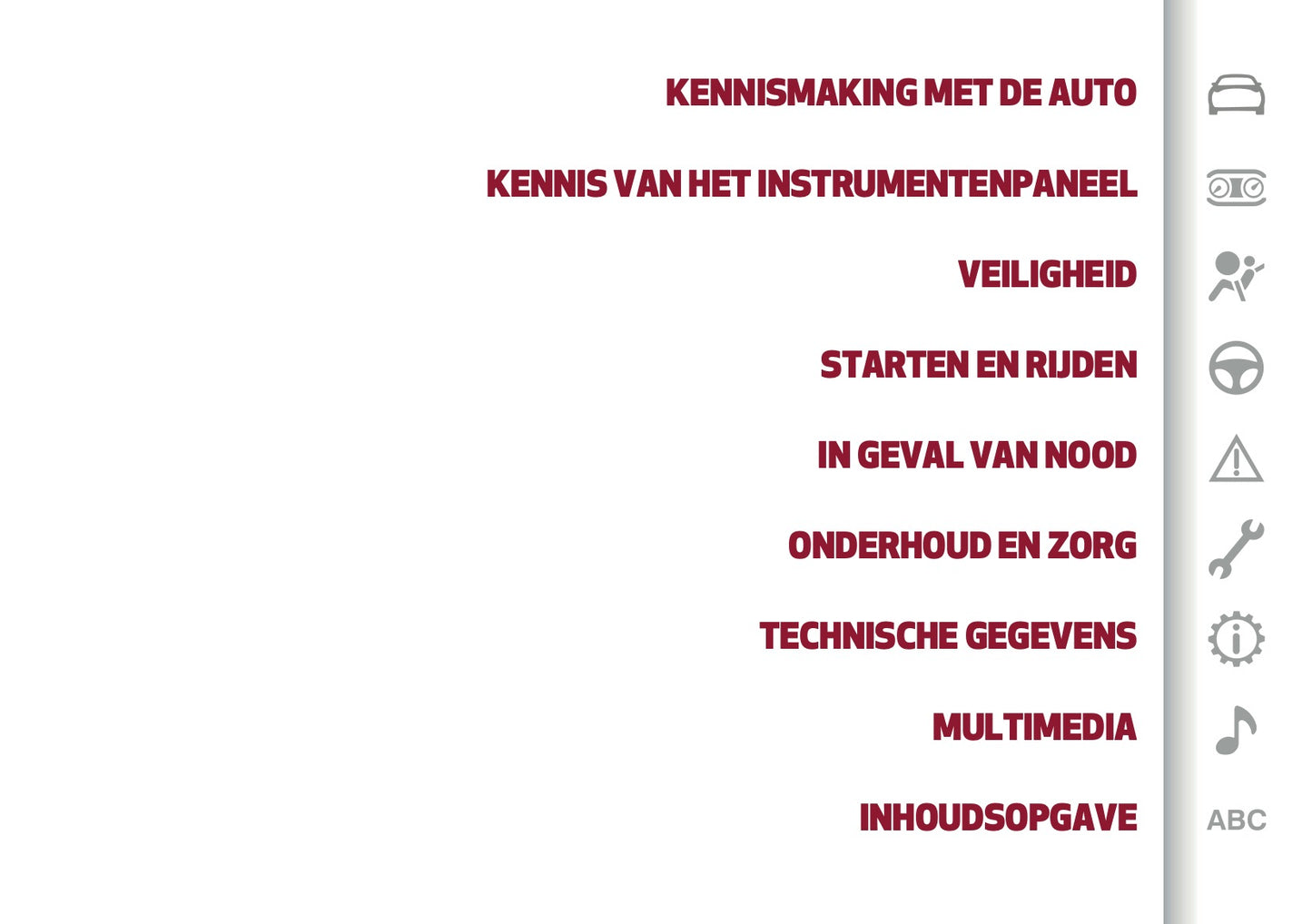 2020-2021 Alfa Romeo Giulia Owner's Manual | Dutch