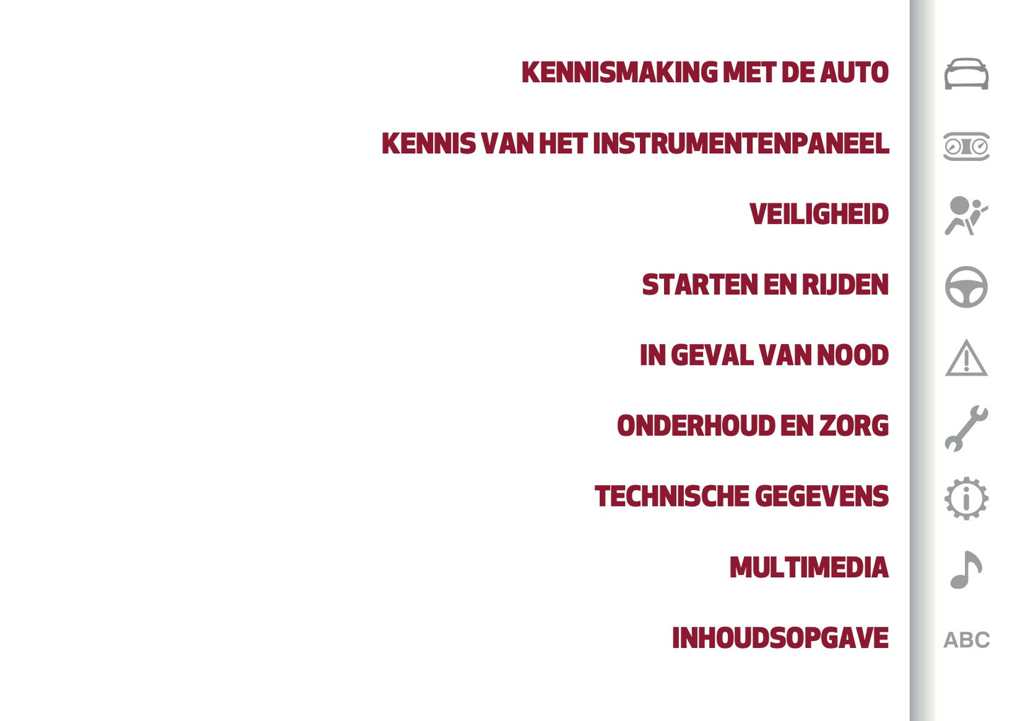 2023 Alfa Romeo Giulia Owner's Manual | Dutch