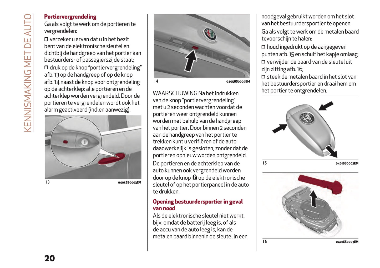 2023 Alfa Romeo Giulia Owner's Manual | Dutch