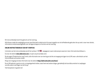 2024-2025 Alfa Romeo Giulia Owner's Manual | Dutch