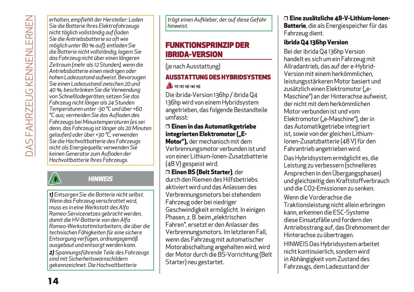 2025 Alfa Romeo Junior Bedienungsanleitung | Deutsch