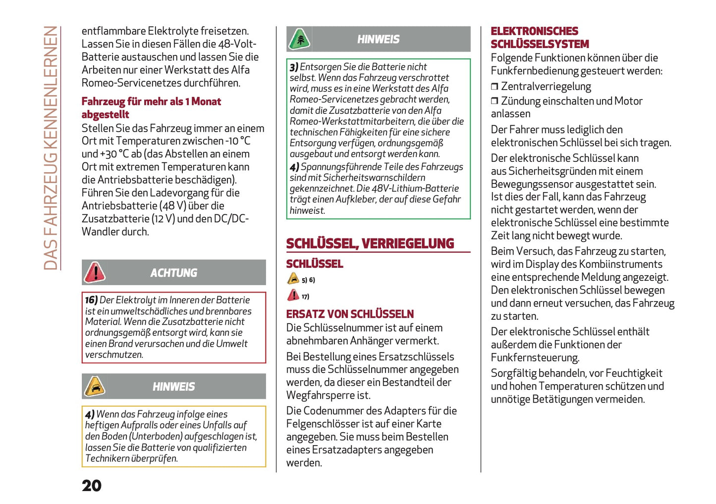 2025 Alfa Romeo Junior Bedienungsanleitung | Deutsch