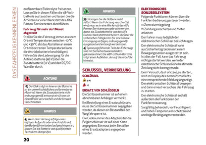 2025 Alfa Romeo Junior Bedienungsanleitung | Deutsch