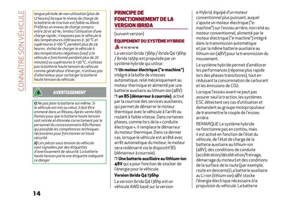 2026 Alfa Romeo Junior Owner's Manual | French