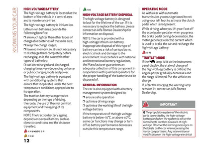 2025 Alfa Romeo Junior Owner's Manual | English