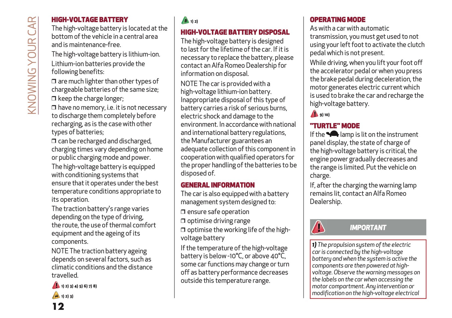 2026 Alfa Romeo Junior Owner's Manual | English