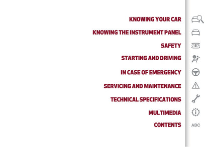 2026 Alfa Romeo Junior Owner's Manual | English