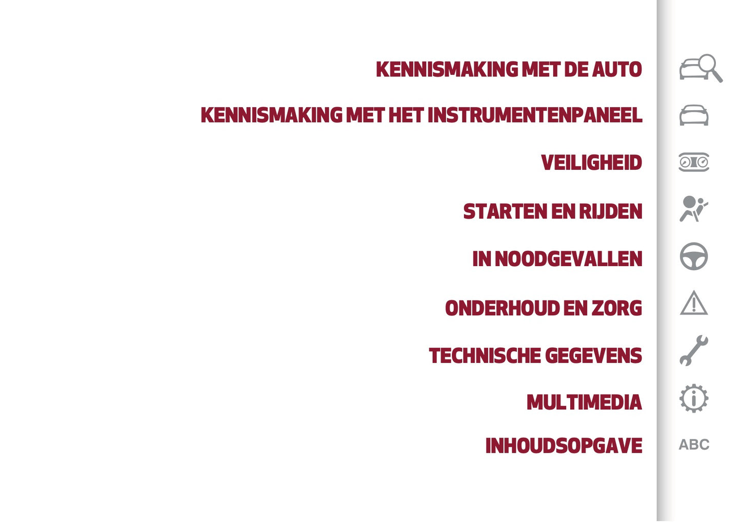 2025 Alfa Romeo Junior Owner's Manual | Dutch